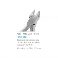 NiTi Three Jaw Pliers #678-322